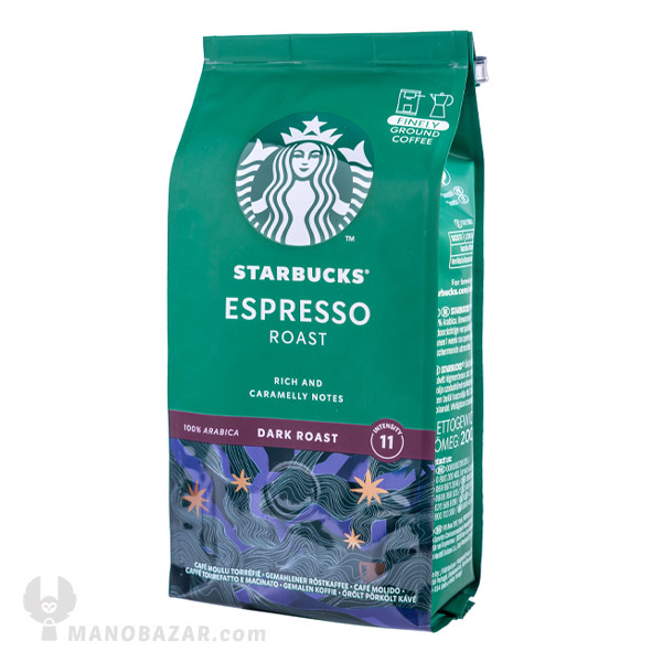 پودر قهوه استارباکس اسپرسو روست Espresso Roast - من و بازار