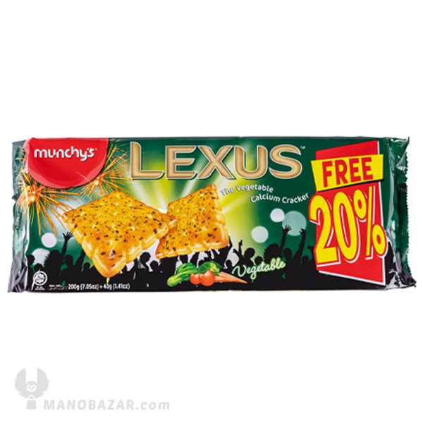 بیسکویت لکسوس سبزیجات Lexus Vegetable Cracker - من و بازار