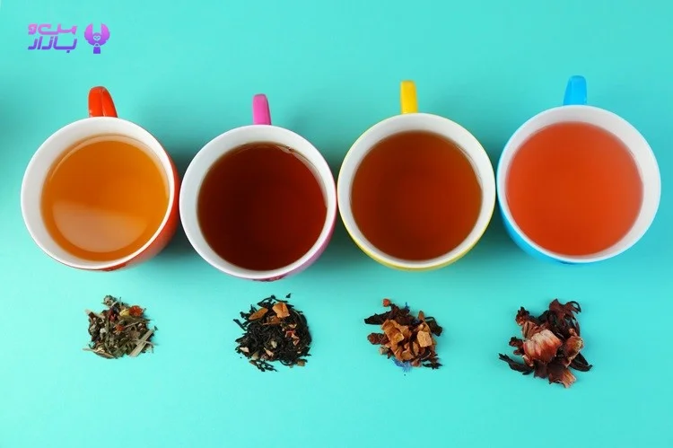 انواع چای طعم دار - من و بازار