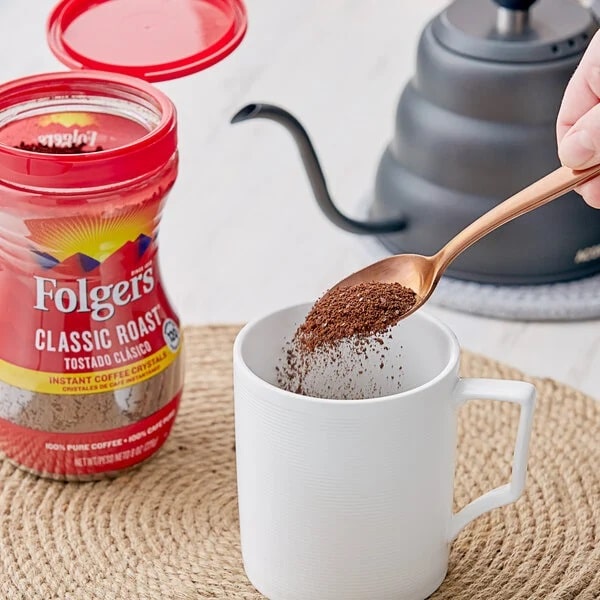 قهوه فوری برشته کلاسیک  Folgers - من و بازار