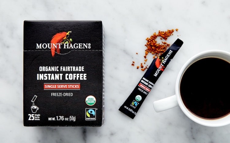 قهوه فوری خشک شده با فریز ارگانیک مونت هاگن - من و بازار
