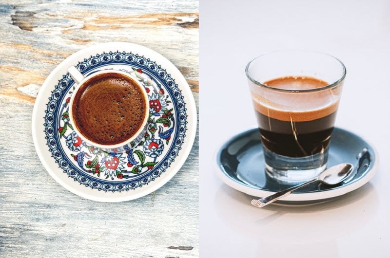 بیان تفاوت‌های قهوه ترک و اسپرسو - من و بازار